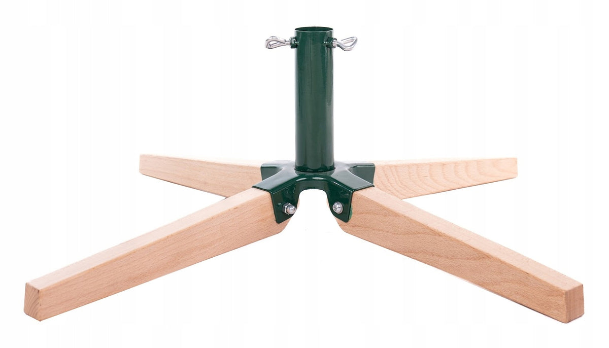 Christmas Tree Stand for Artificial Christmas Tree Folding Fi 32mm Green Wood Packaging status original