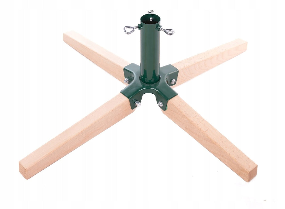 Christmas Tree Stand for Artificial Christmas Tree Folding Fi 32mm Green Wood
