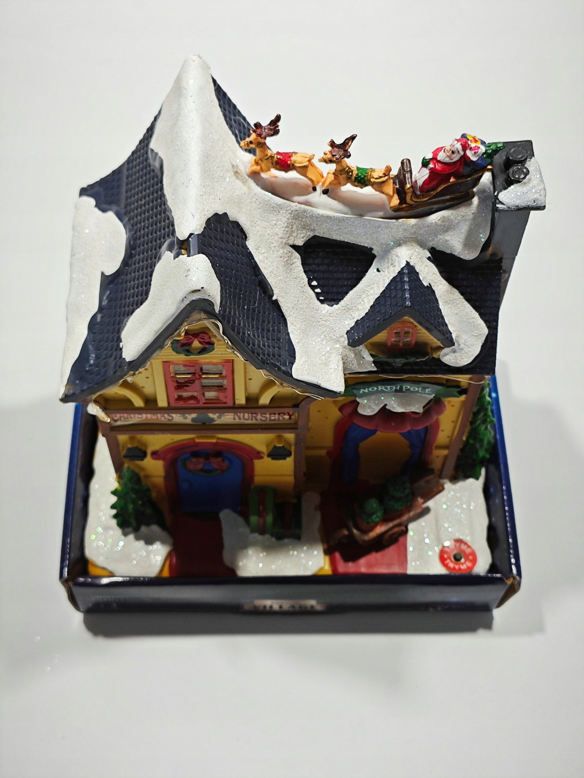 Christmas Village Magic Village Santa Claus LED Light Manufacturer code 3011732
