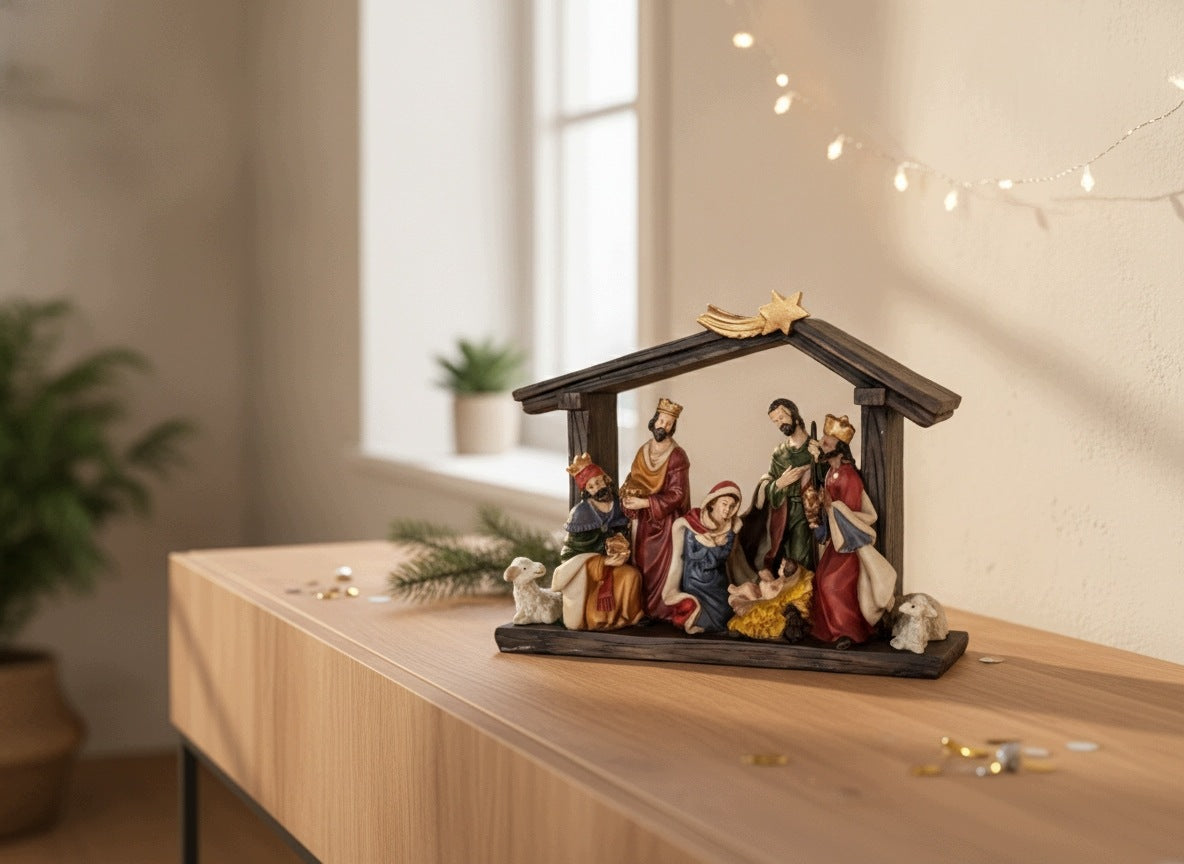 Christmas crib 20 cm figurine resin decoration Christmas HIT Brand 100