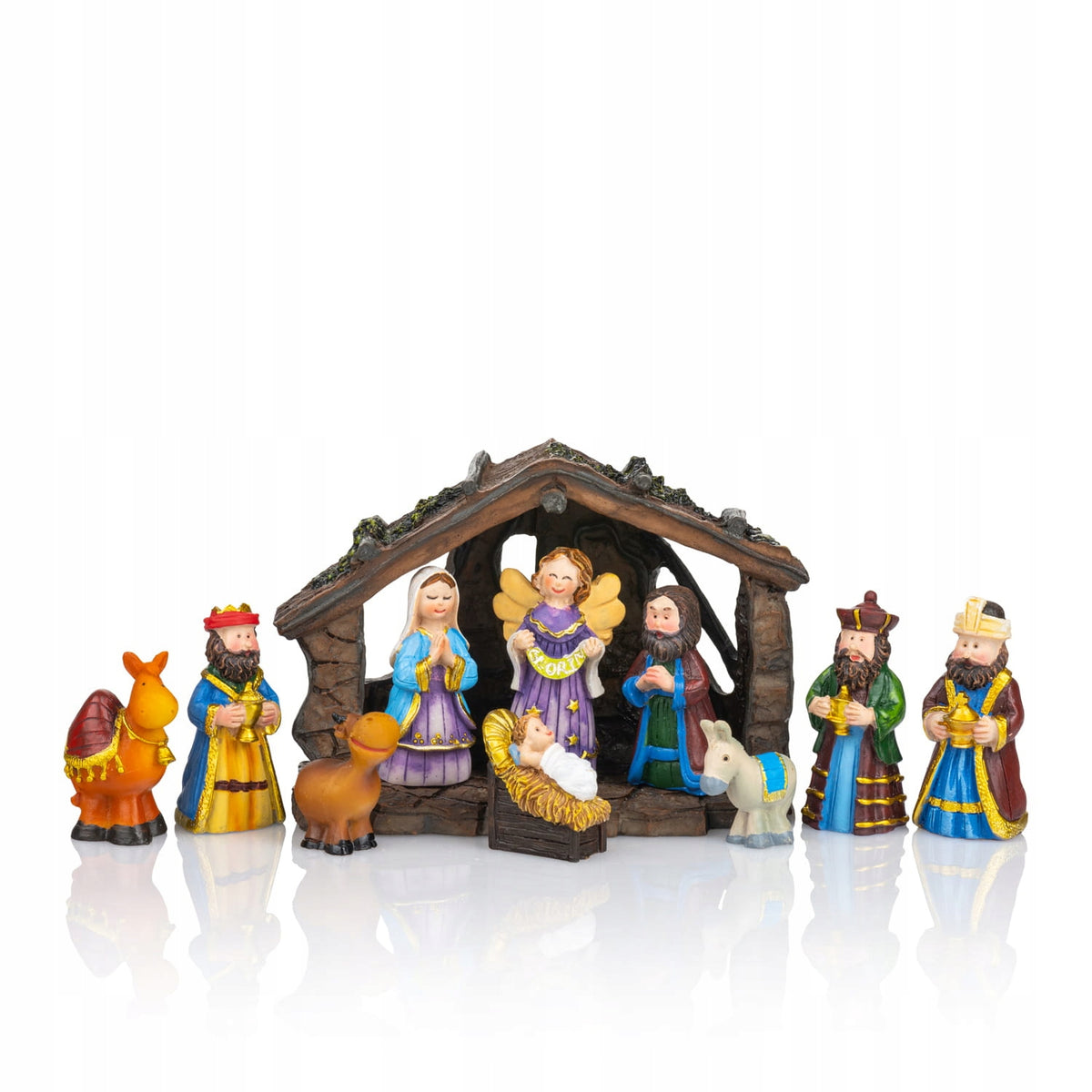 Christmas crib - 7,5 cm - Classic