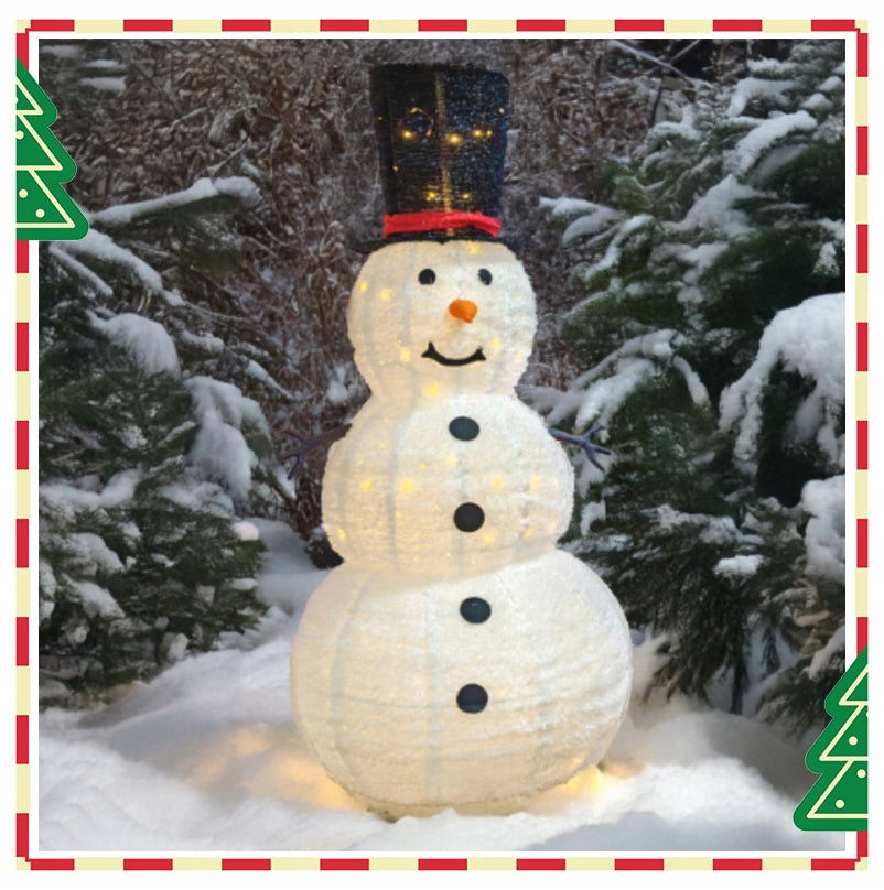 Christmas decoration 200 LED snowman Light figure 180 cm for garden house Packaging status original