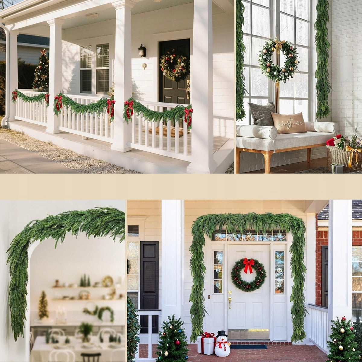 Christmas garland, 180 cm artificial fir Christmas decoration Brand no brand