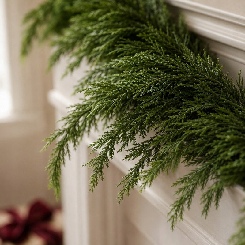 Christmas garland 180 cm, long green artificial Christmas tree like a living WSN32 Brand no brand