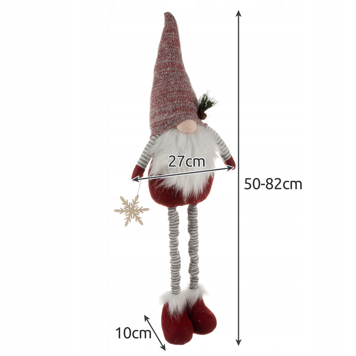 Christmas gnome - telescopic 82cm Ruhhy 22315 Manufacturer code 22315