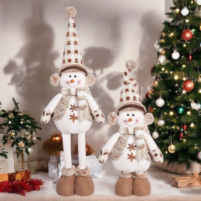 Christmas snowman, pull-out legs CHRISTMAS 60 cm WITH PLUSH KSN158 Manufacturer code 5903678583927