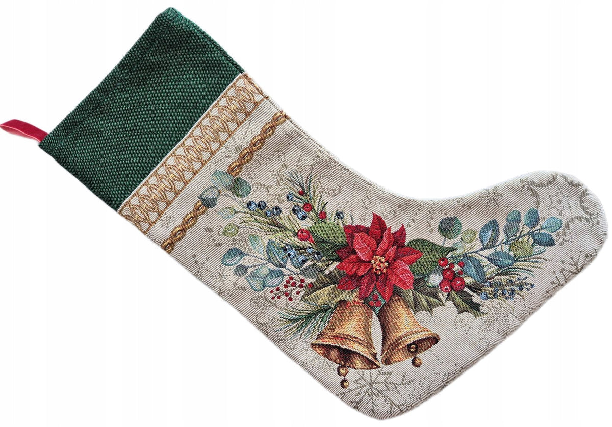 Christmas sock for fireplace made of thick material for Christmas