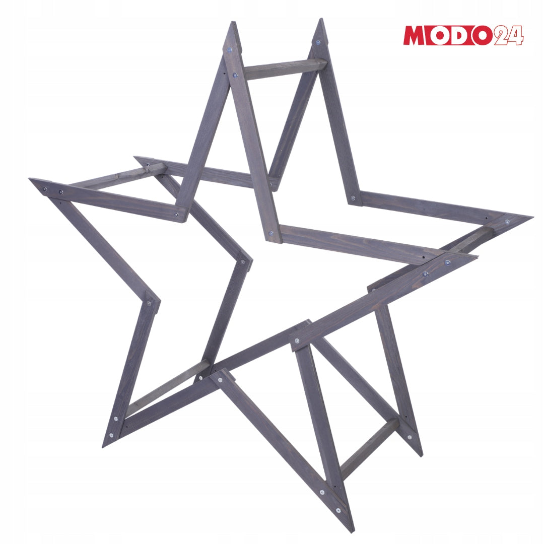 Christmas star 3D improved with goats ModoStar 139cm wood IMPREGNAT Packaging status original