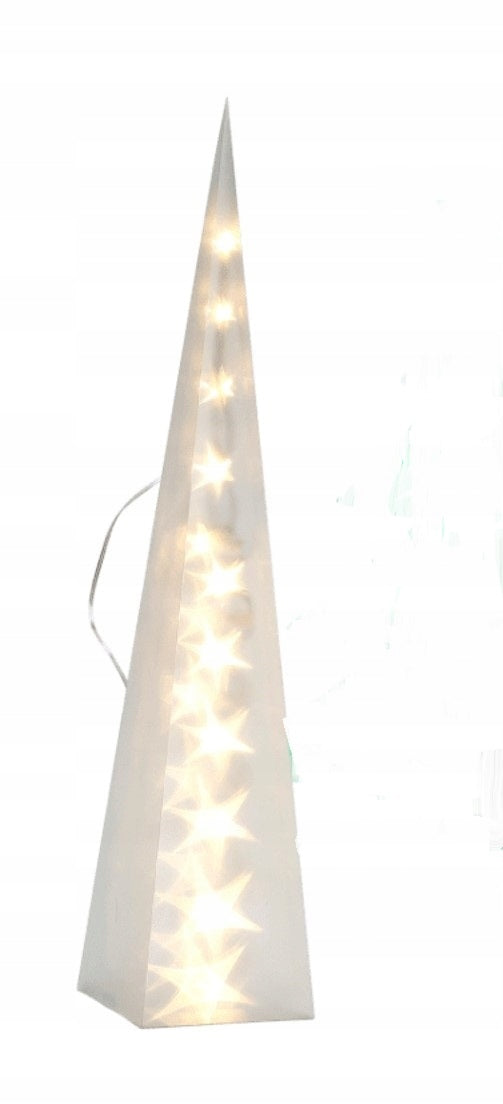 Christmas tree LED pyramid standing 60 cm white Lightzone Manufacturer code wk-844-s