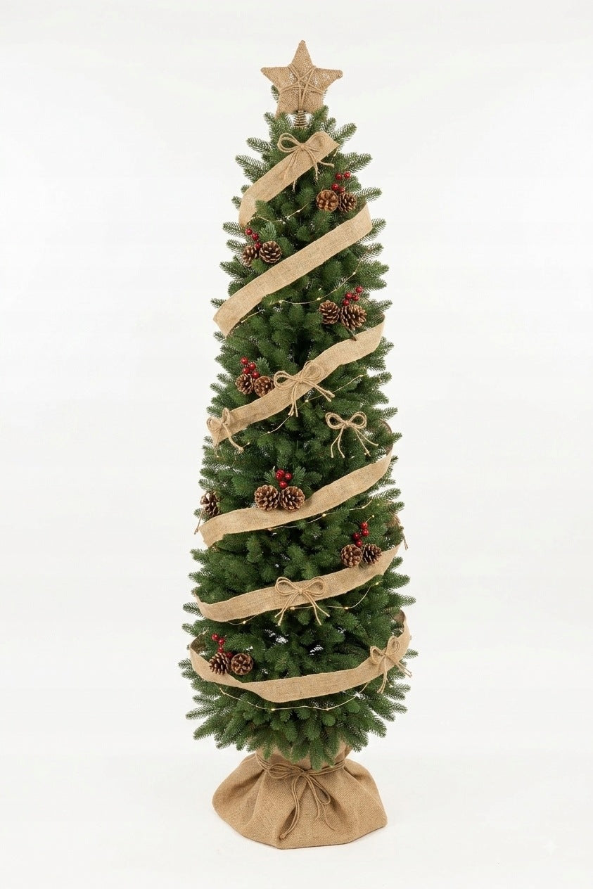 Christmas tree artificial Spruce Royal SLIM 200cm like live twigs PE NARROW slim Manufacturer code ROYAL/SLIM/200