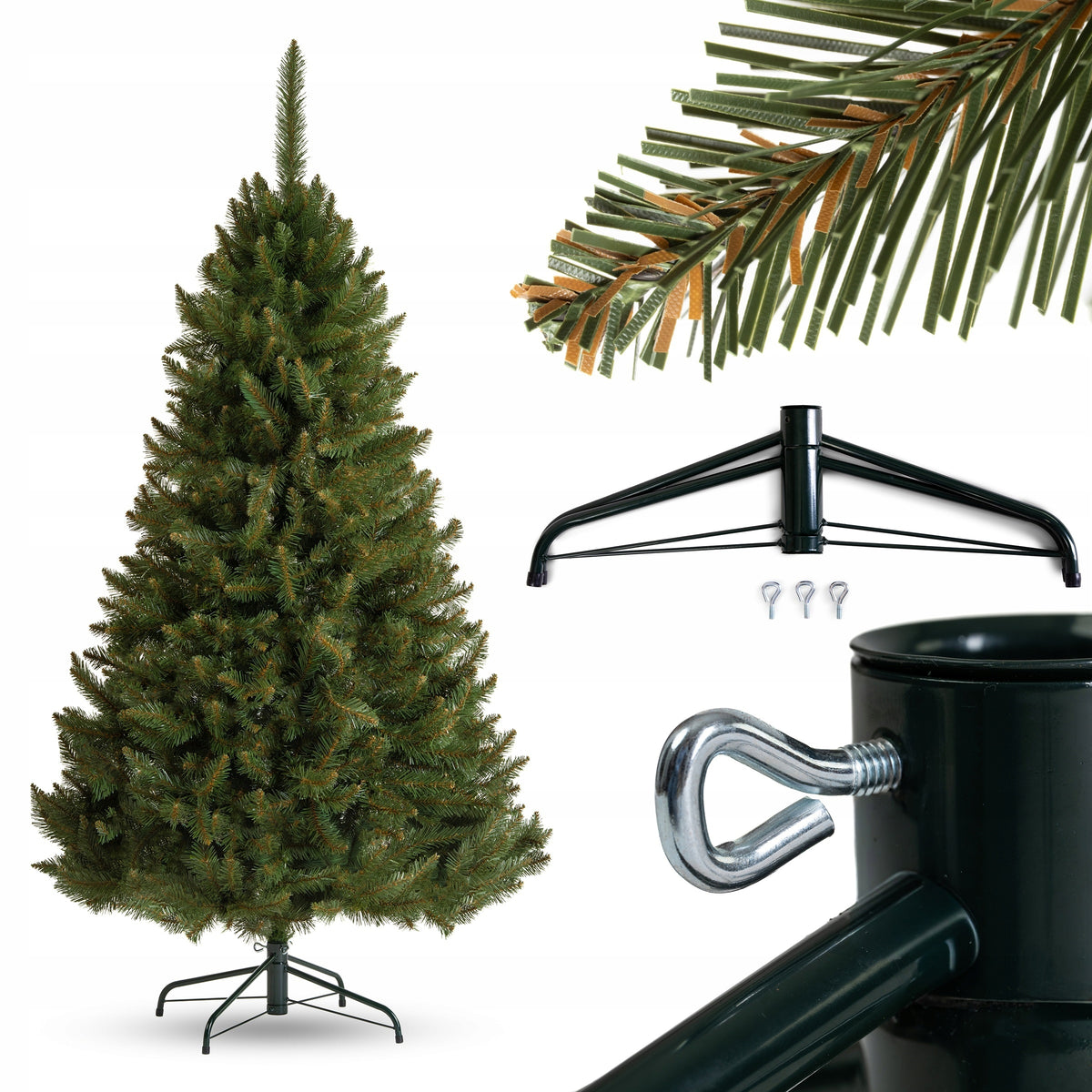 Christmas tree artificial dense Nordic Spruce 220 cm Corciano Christmas green