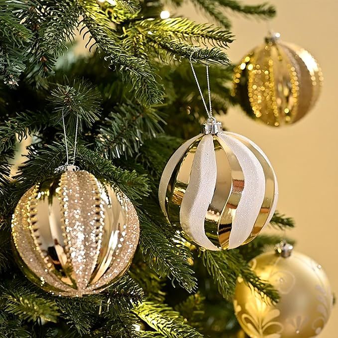 Christmas tree baubles 9 pieces GOLDEN Glamour Manufacturer code 00069