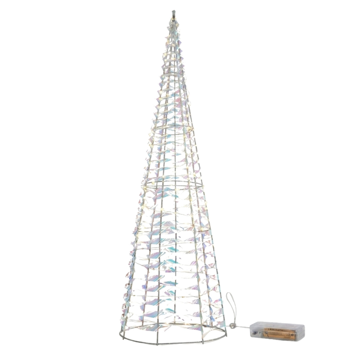 Christmas tree cone led battery operated glowing decoration gift decoration 80 cm