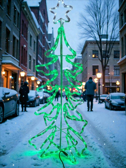 Christmas tree led 110 cm green and white cold flash beauty Manufacturer code Zielona