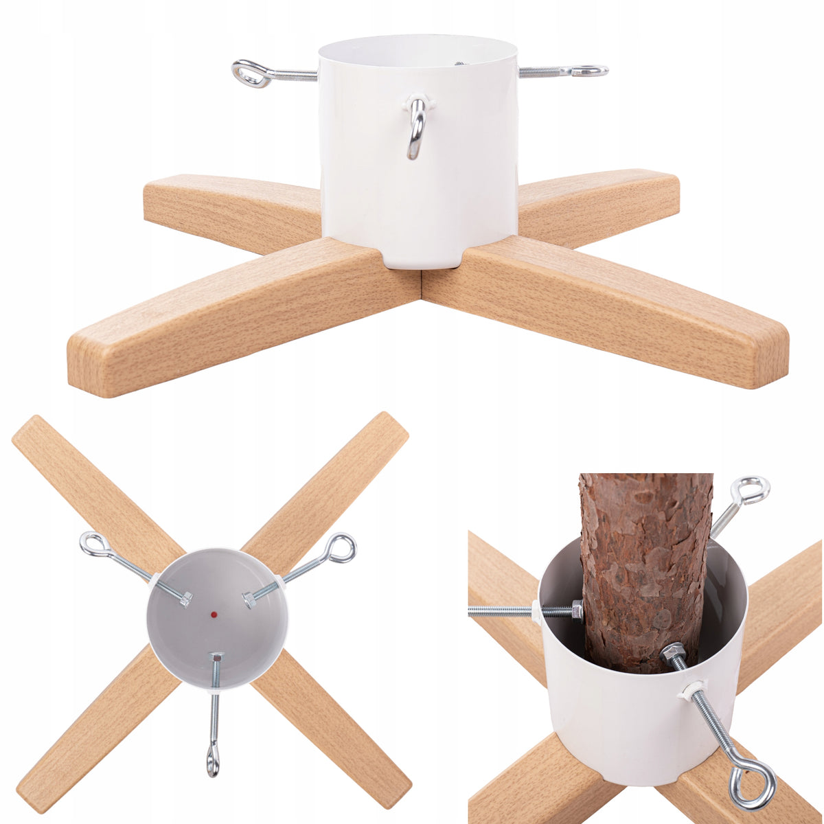 Christmas tree stand 2,3M metal Christmas tree stand container up to 1,4L