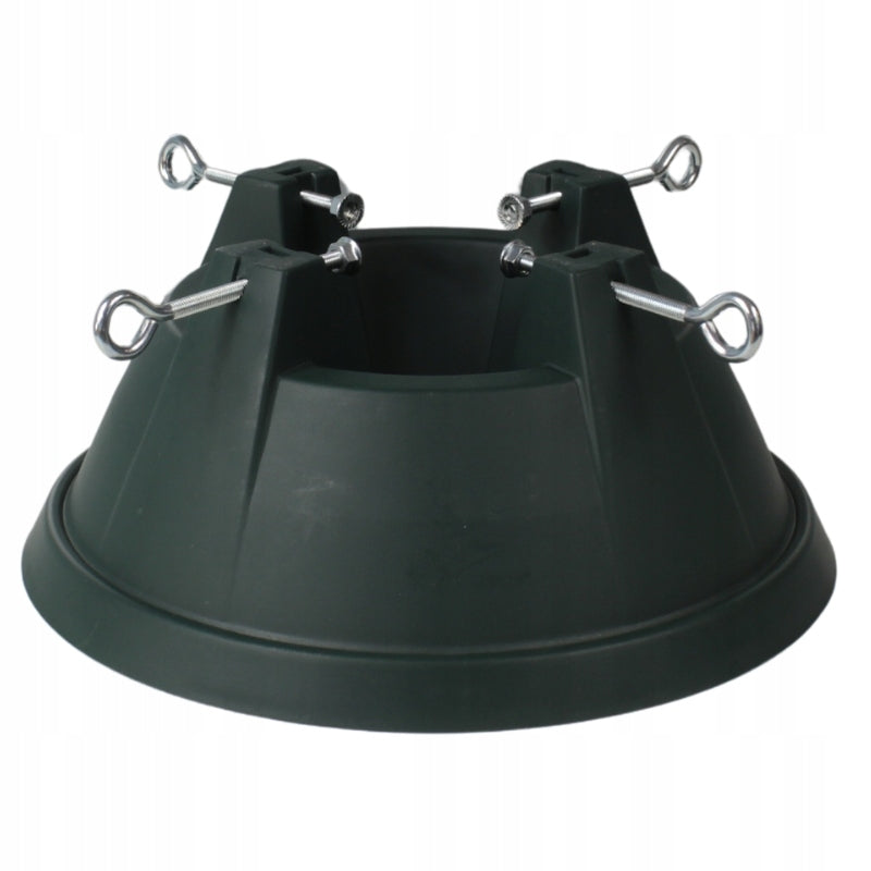 Christmas tree stand GREEN modern water container 2,2m STABLE medium