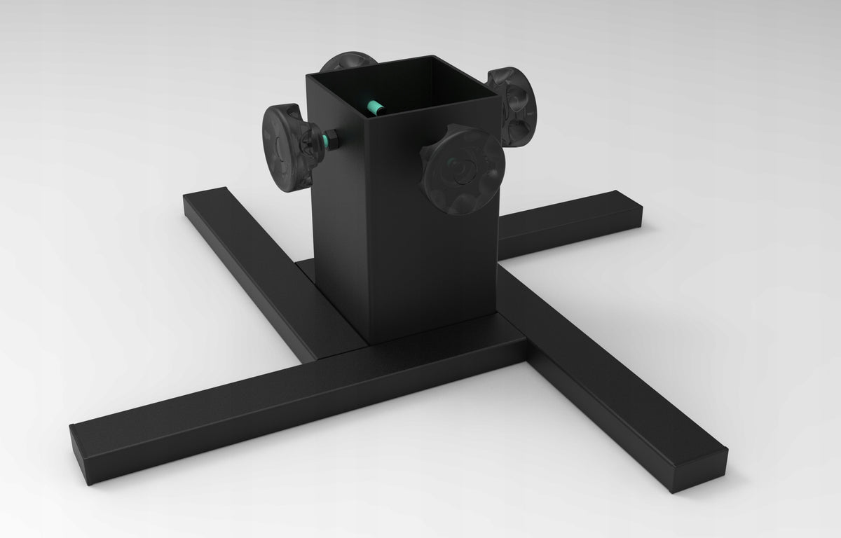 Christmas tree stand steel black "4-legged" LOFT