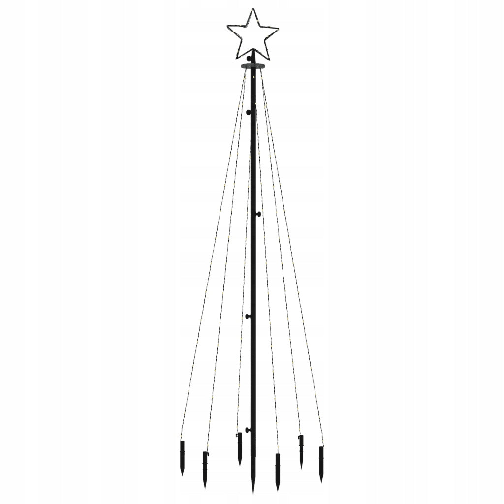 Christmas tree with ground stake, 108 coloured LED, 180 cm Brand VidaXL