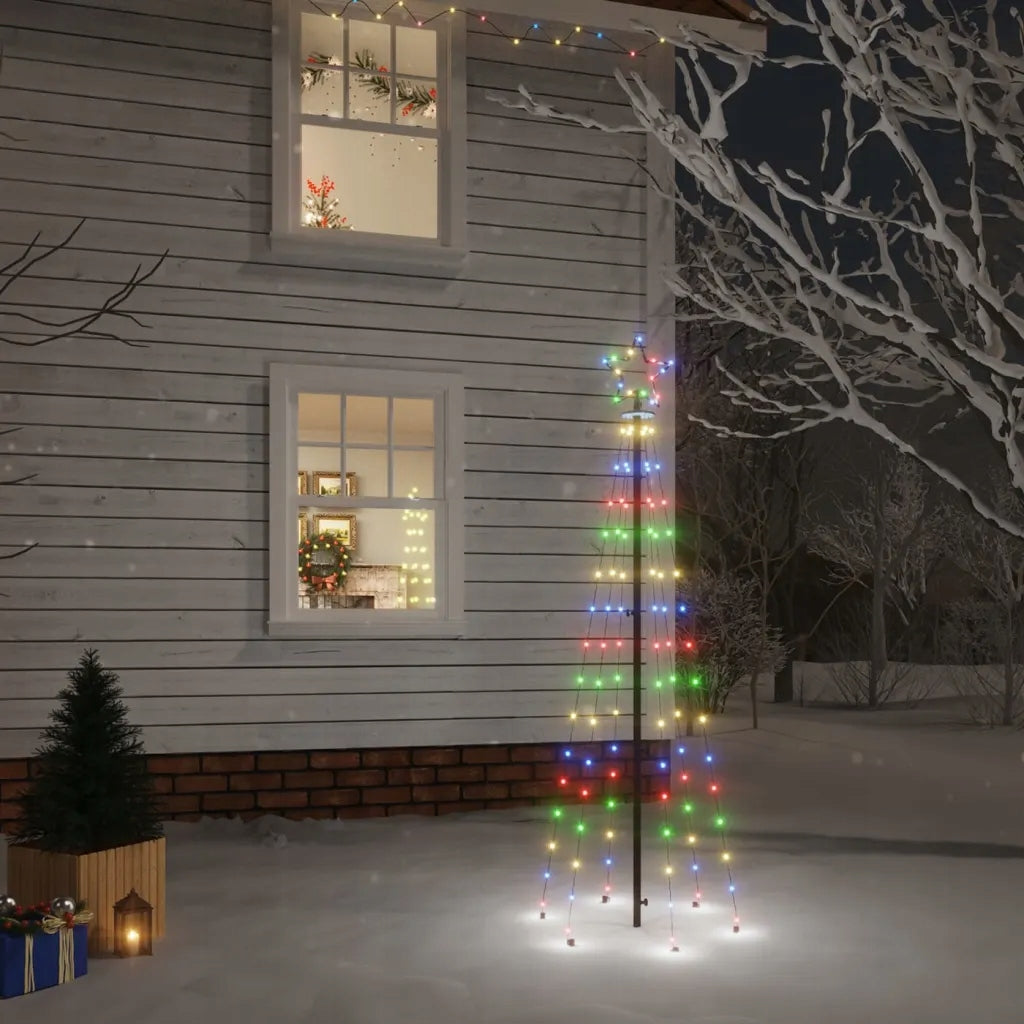 Christmas tree with ground stake, 108 coloured LED, 180 cm Manufacturer code 343552