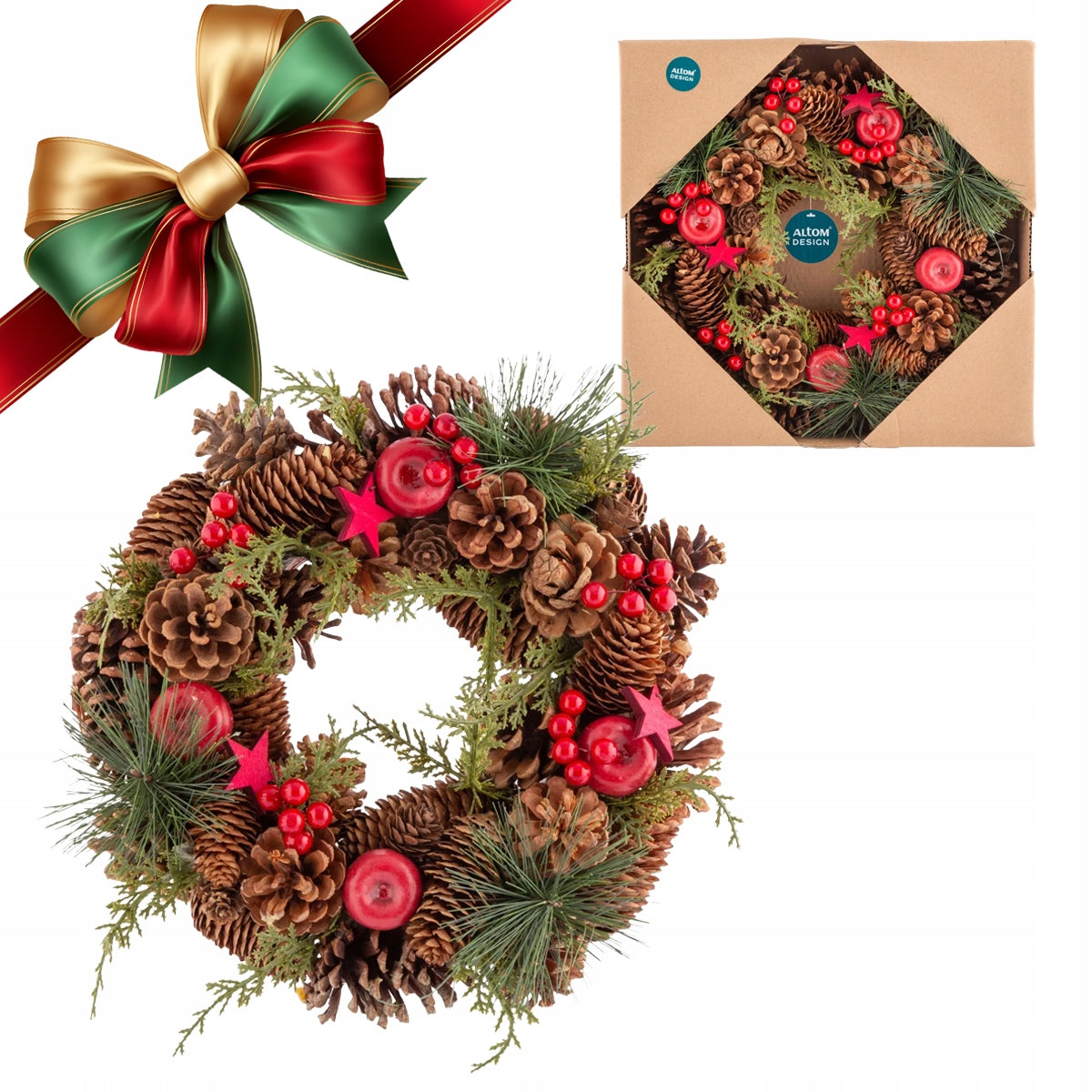 Christmas wreath for Christmas door Altom Design 30 cm