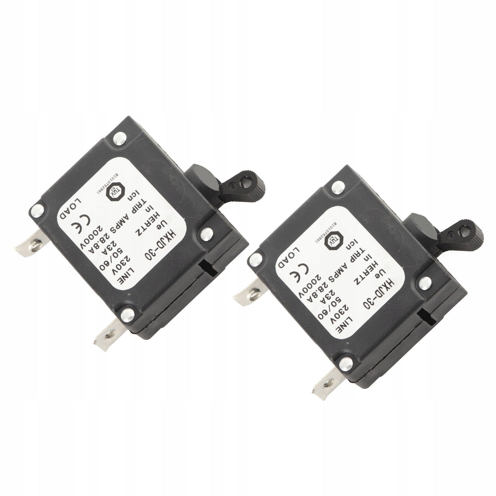 Circuit Breaker with Switch 2pcs 23A for Petrol Generators 230V Model Gryvain
