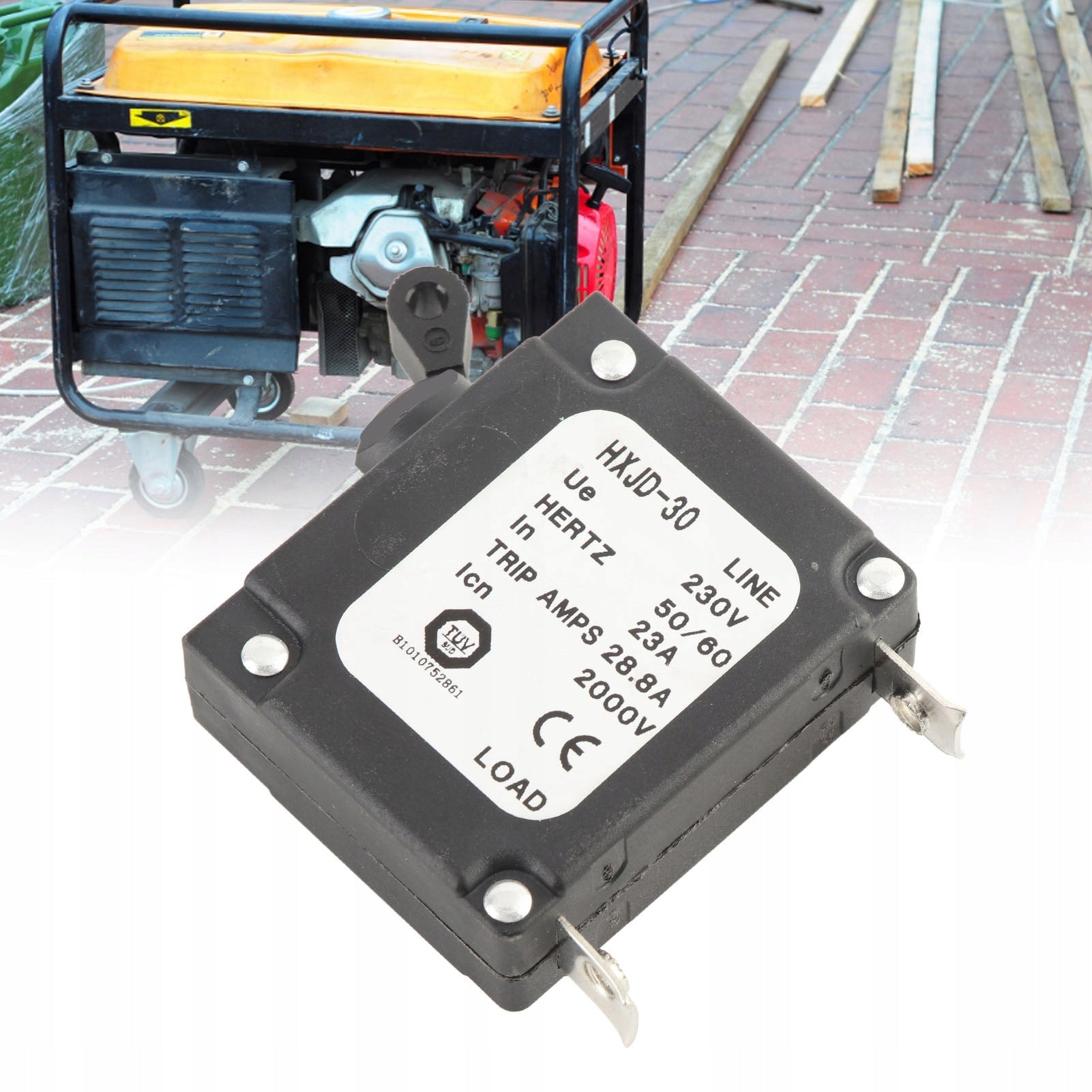 Circuit Breaker with Switch 2pcs 23A for Petrol Generators 230V
