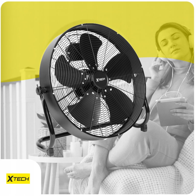 Circulator Floor Fan Adjustable Strong Windmill 45 cm XTECH Power 200 W