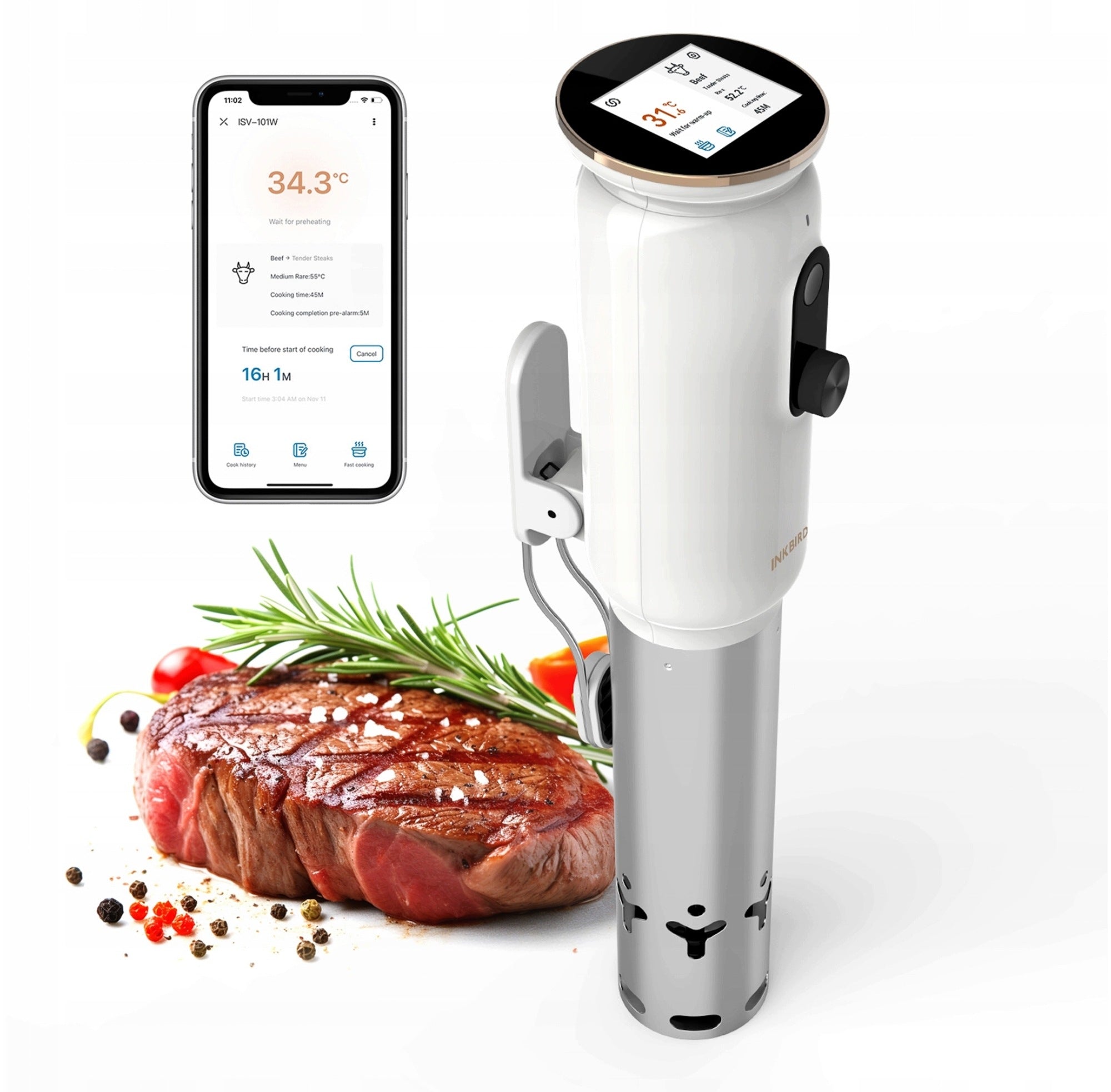 Circulator Sous Vide Inkbird ISV-101W - white