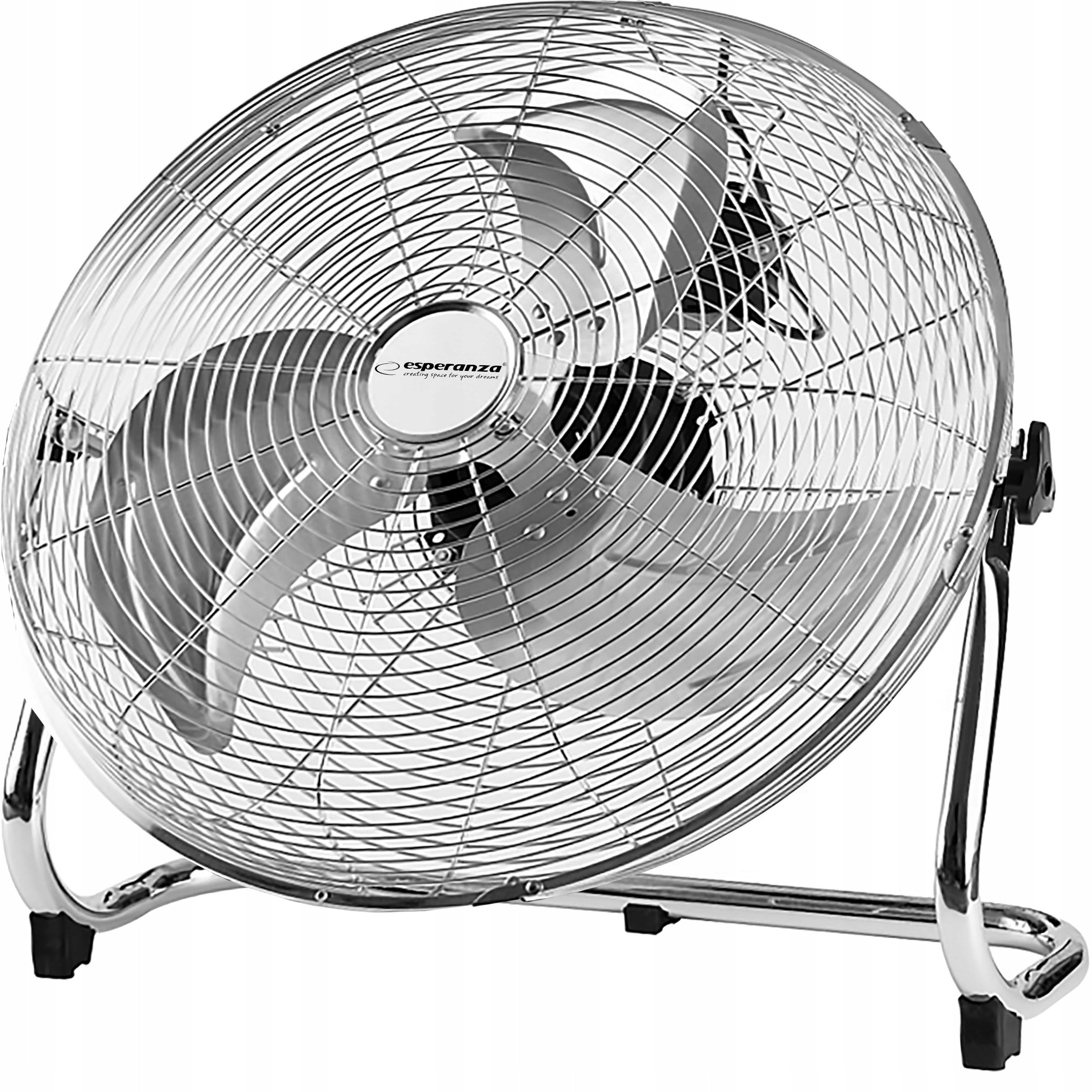 Circulator floor fan 110W 50cm chrome metal Esperanza EHF006 Model CYCLONE