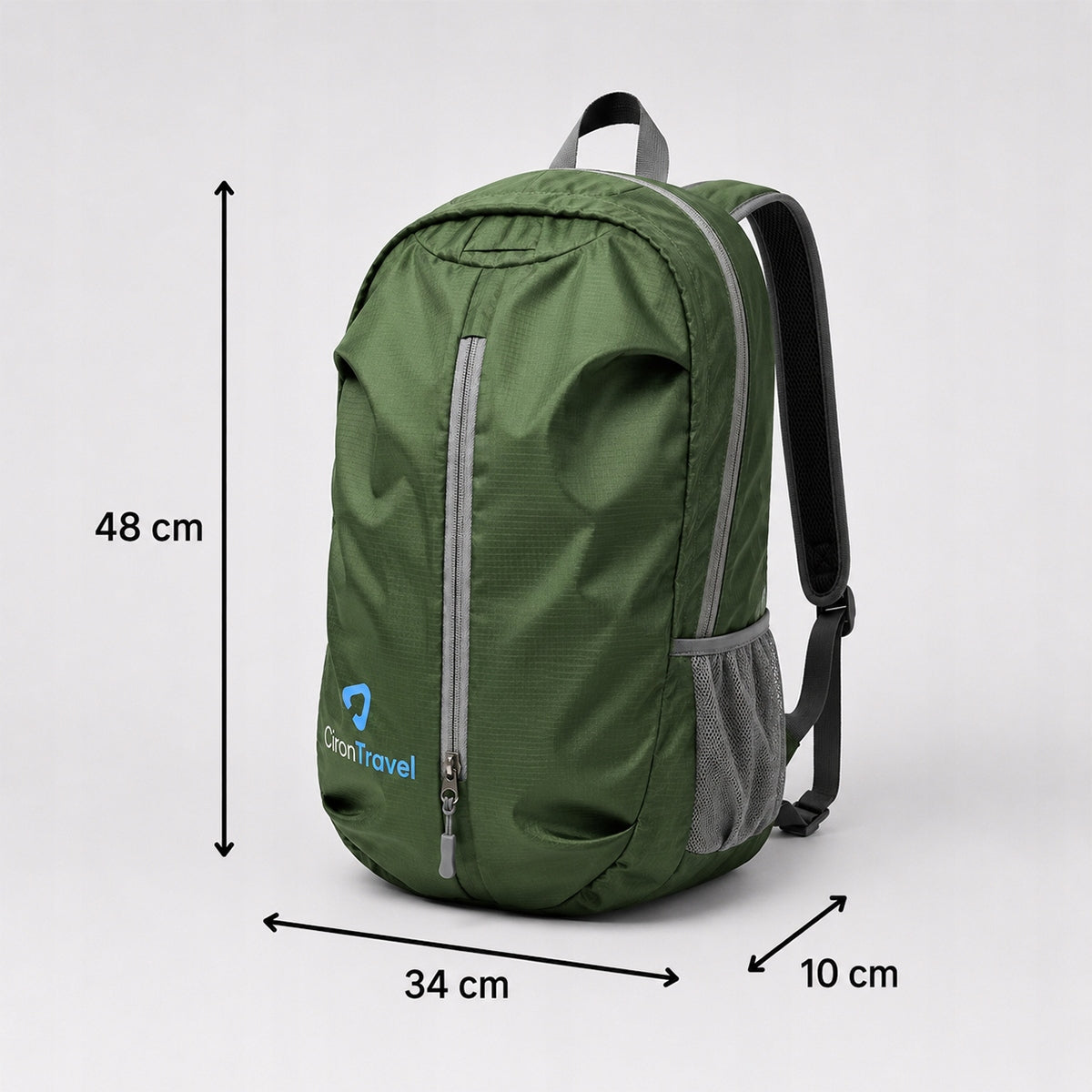 CironTravel Hiking Backpack FOLDING Lightweight Travel For Pockets Green Manufacturer code CIRON PLECAK SKL ZIE