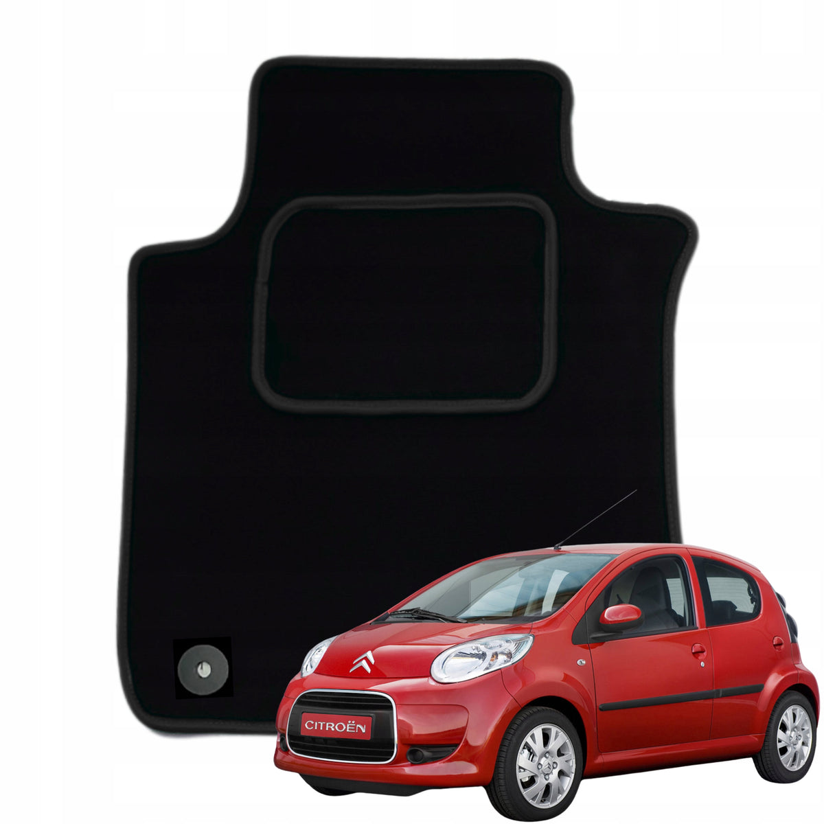 Citroen C1 2005-2014r. Rug VELOUR mat for car driver rug B