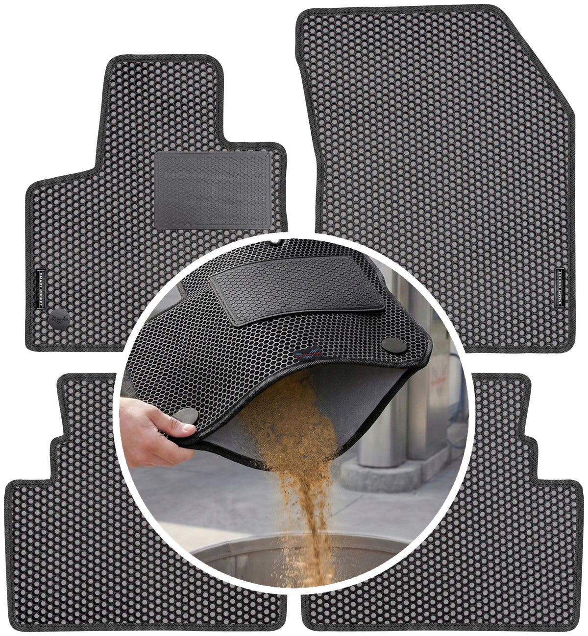 Citroen DS7 Crossback 2017-2022 EVA SMART POCKET Rugs