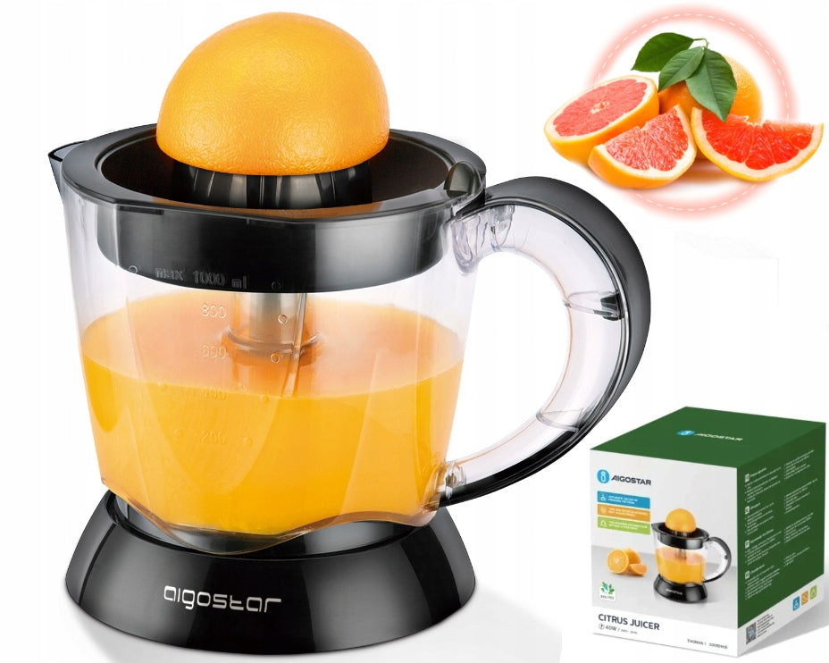 Citrus Juicer Aigostar 40W Electric 2 Cones BPA Free Power rating 40 W