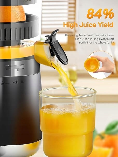 Citrus juicer FOHERE with silent motor 100 W, black Manufacturer code 349n30