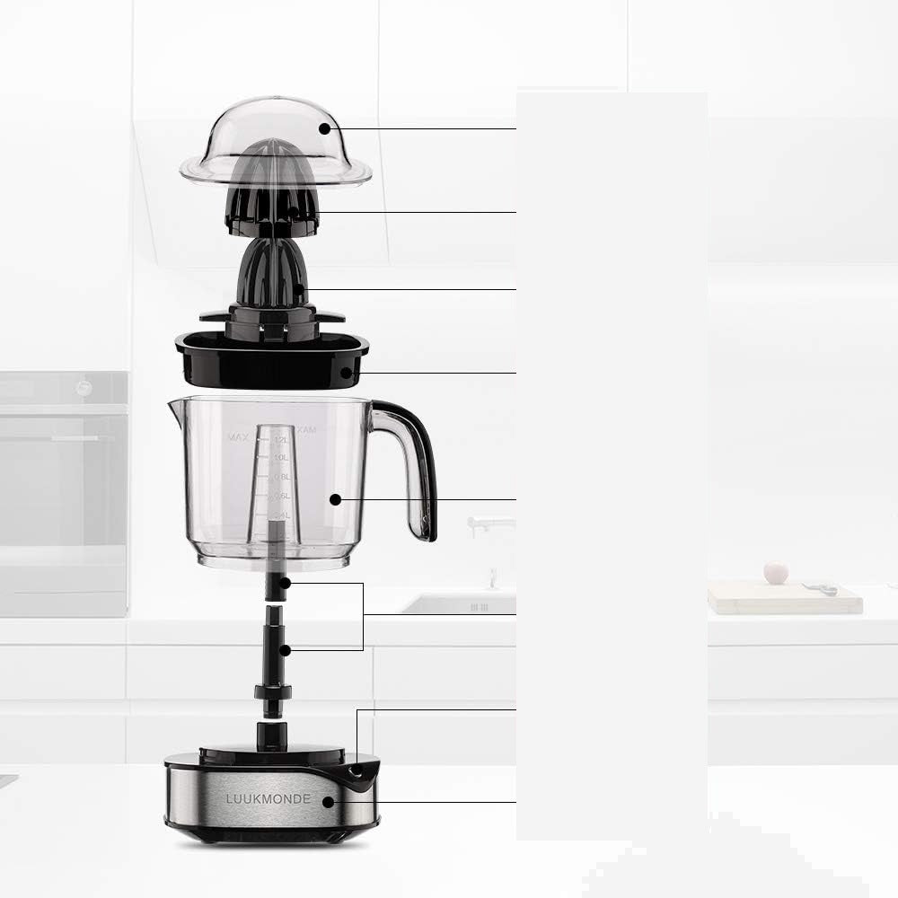 Citrus juicer LUUKMONDE 1 black 40 W Power rating 40 W
