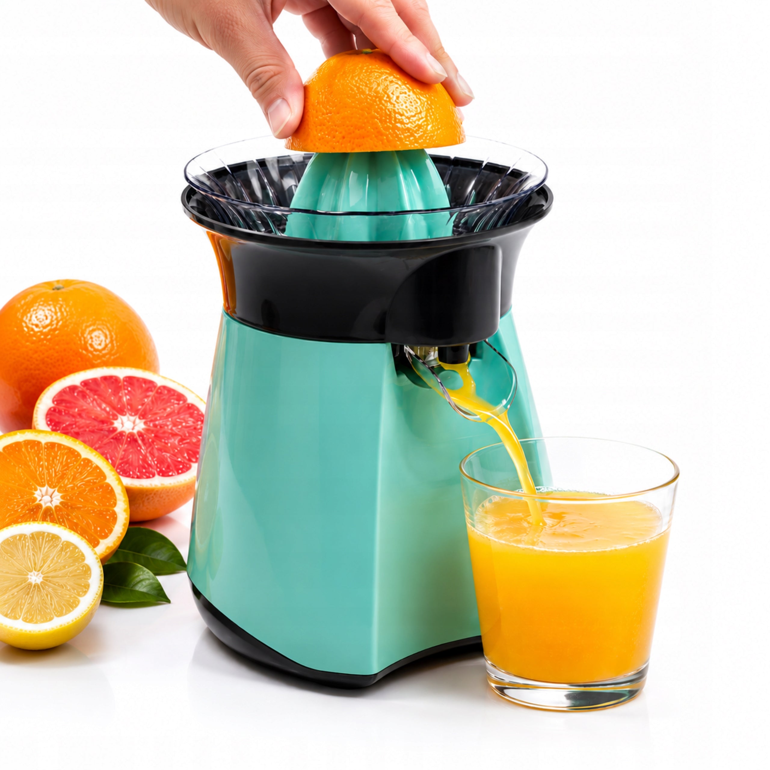 Citrus juicer with two-way rotation Tiross 40W, green