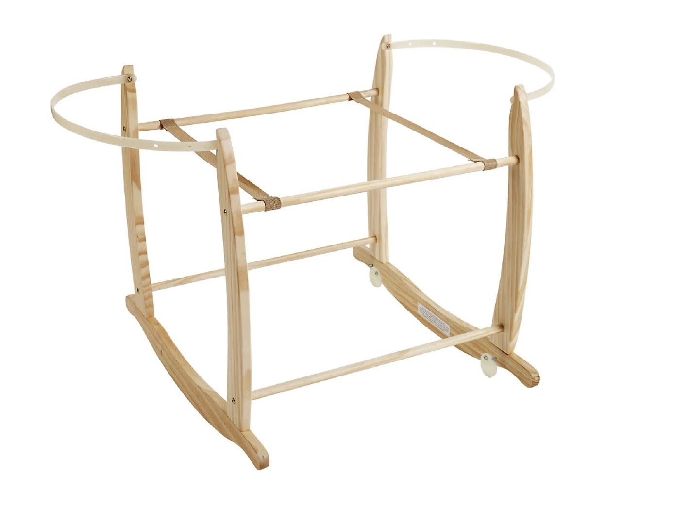 Clair De Lune Deluxe Rocking Stand for Moses Basket - Natural