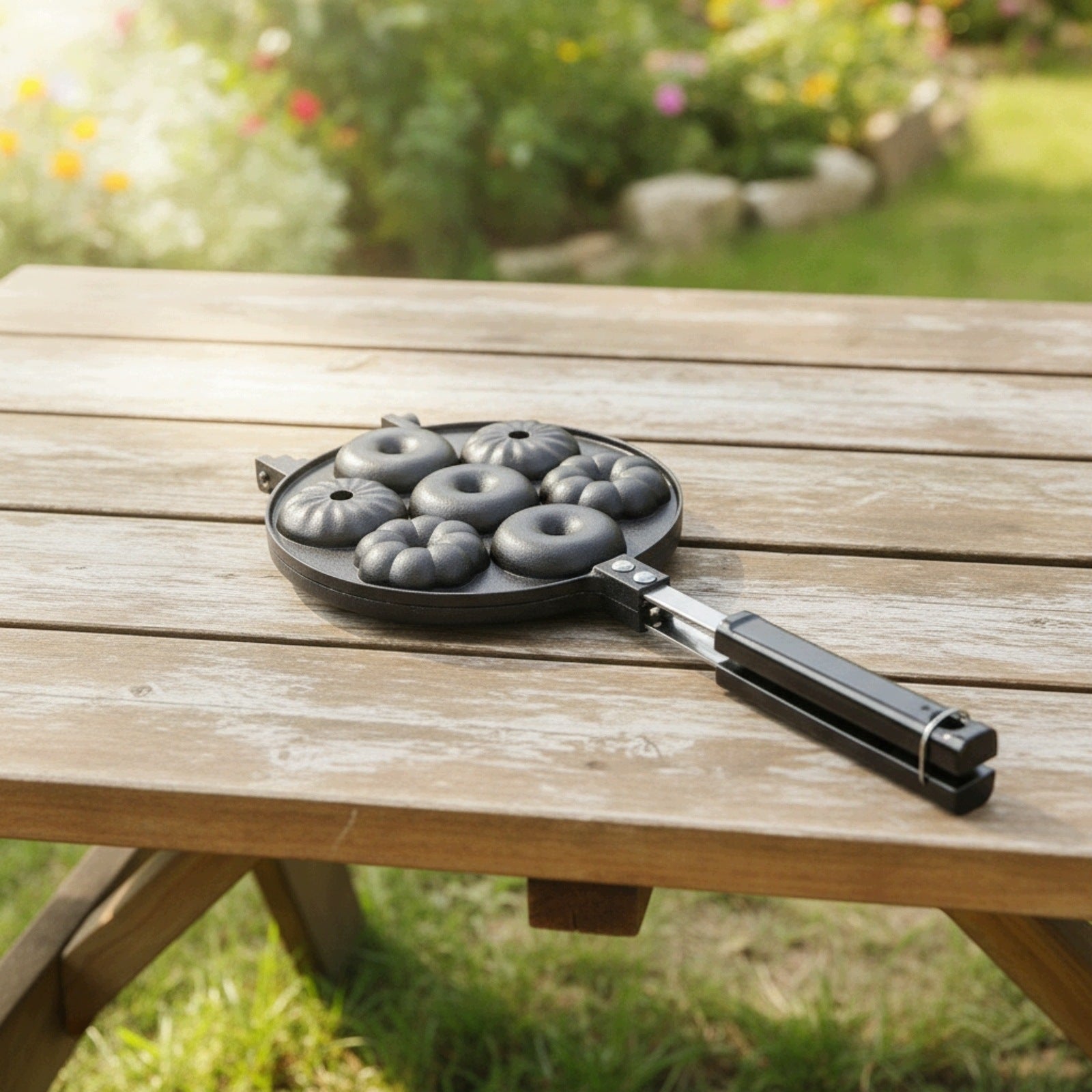 Clamshell Baking Pan Nonstick Pan with Molded Cavities Double-Sided Packaging status original