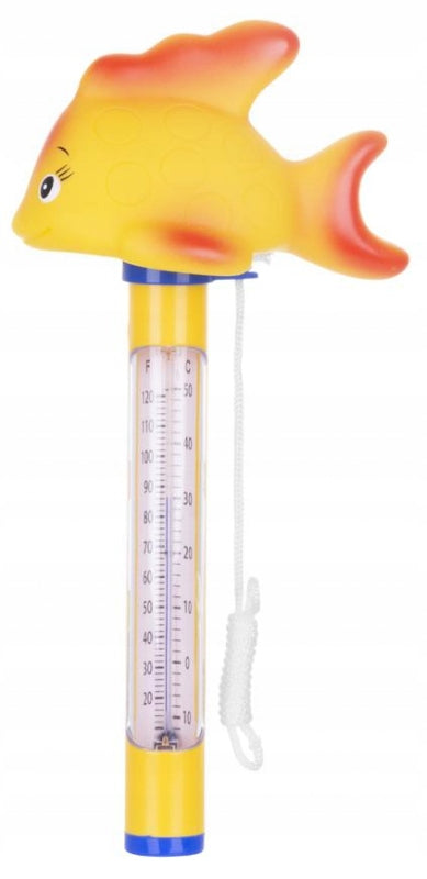 Classic FISH Pool Thermometer for Children's Water Bathtub Pool Batteries included no