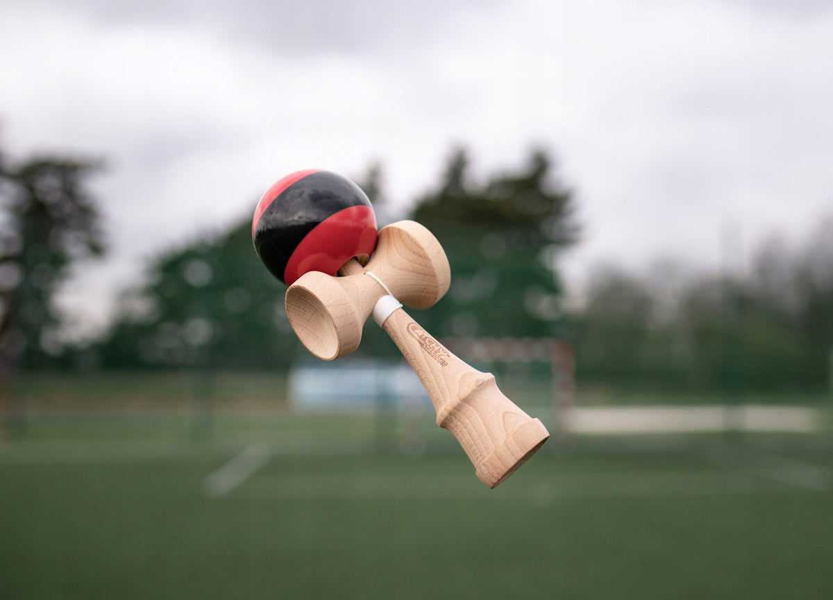 Classic Japanese Kendama Game YoyoFactory, Red-Black Brand YoYoFactory