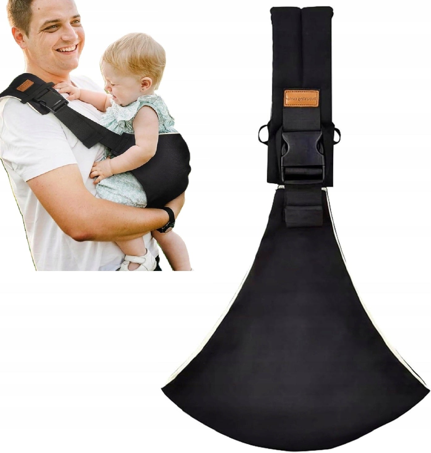 Classic carrier with adjustable waistband and non-slip seat
