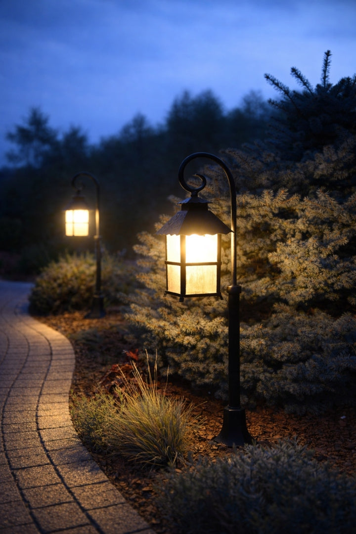 Classic garden post, 146 cm, floor lamp for illuminating paths Manufacturer code SM