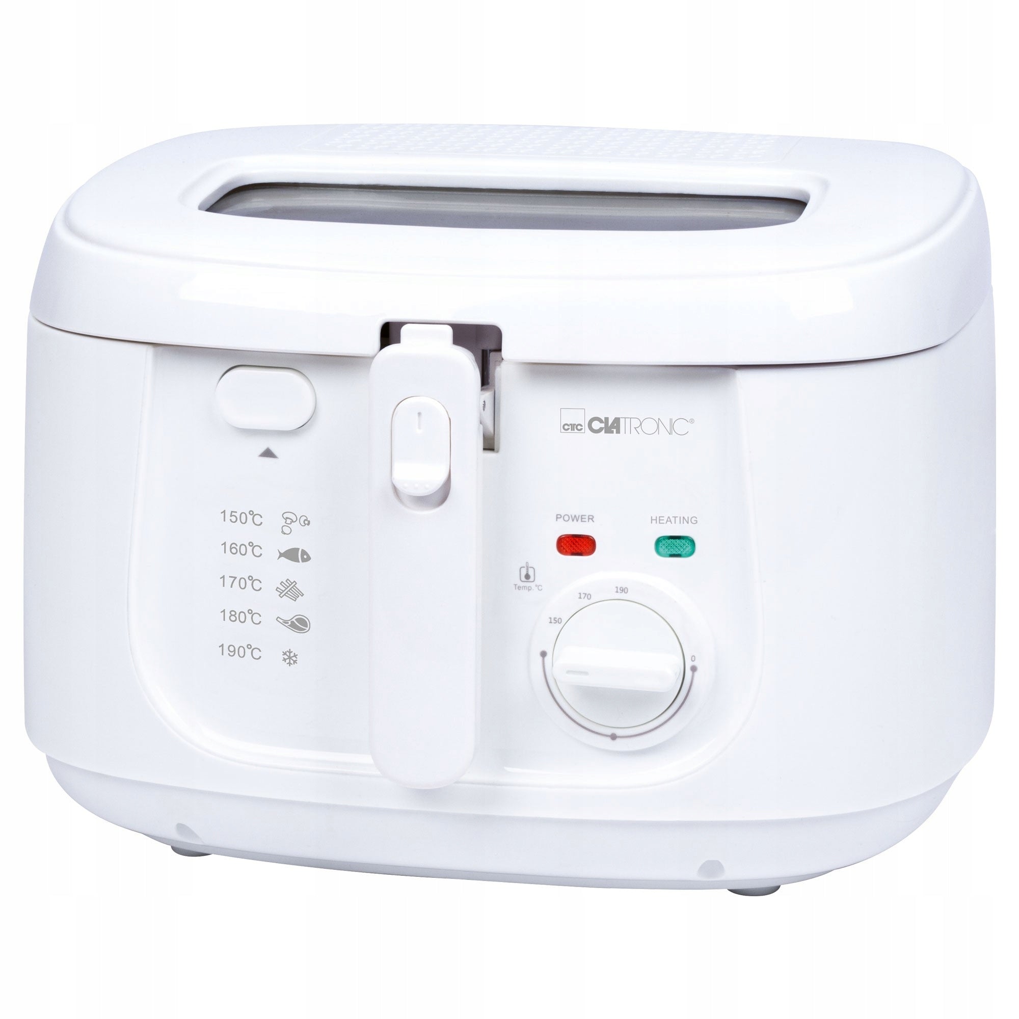 Clatronic Fr 3771 traditional air fryer 2,5 l 1800 W white Brand Clatronic