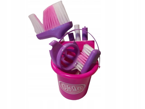 Cleaning Kit with Bucket - Pink