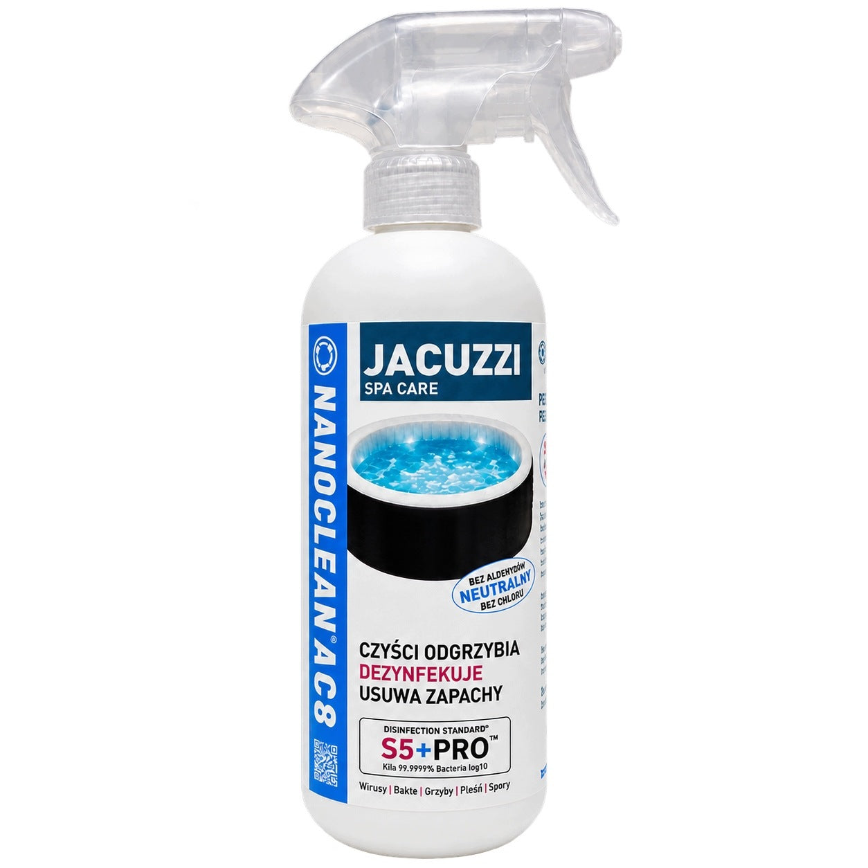 Cleaning Liquid Jacuzzi SPA Hot Tubs Nanoclean AC8 490ml