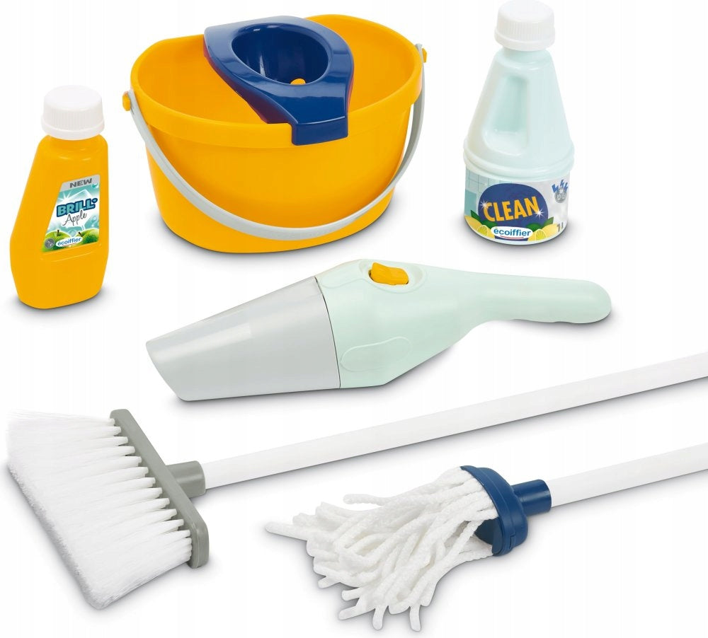 Cleaning kit for children trolley with accessories Vacuum cleaner Ecoiffier Packaging status original