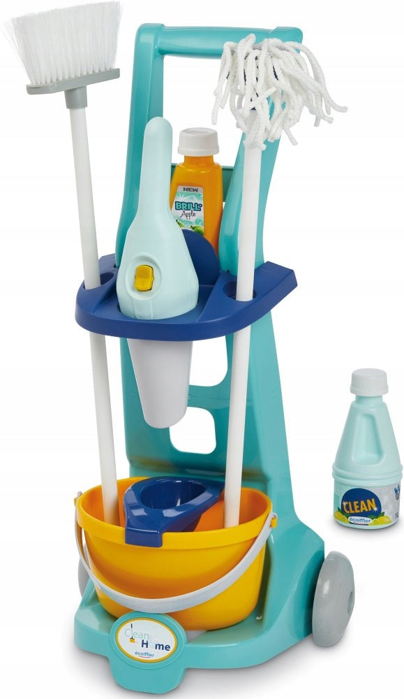 Cleaning kit for children trolley with accessories Vacuum cleaner Ecoiffier