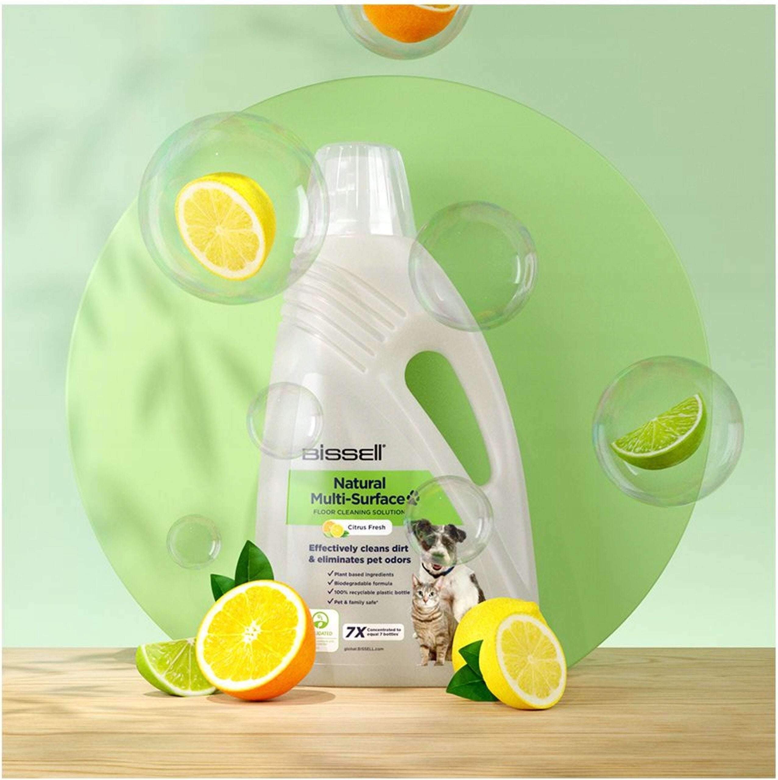 Cleaning liquid BISSELL Natural Pet Formula 2000 ml Model 31221