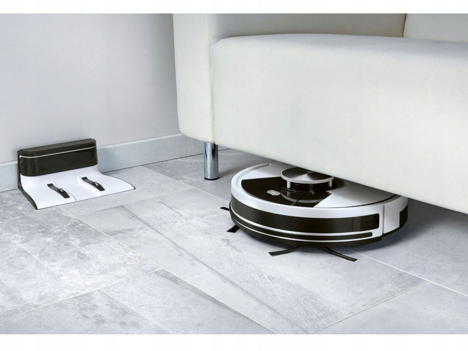 Cleaning robot, 22 W, SSR AL1, with application and laser navigation white Wireless operating time 0 min