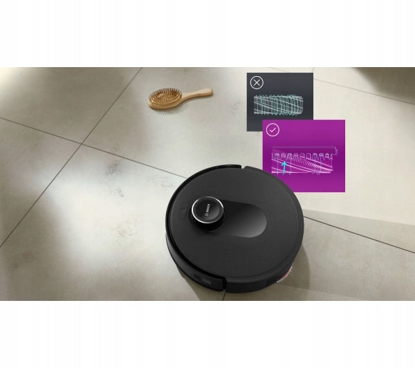 Cleaning robot Bosch Spotless Max BCRDW3BAB Mop Creating a map Dominant color black